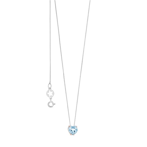 Collana Comete Donna Fantasia Di Topazio in Oro bianco 1.02 Ct GLB1546 - GLB1546